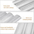GGC Baguette Pan, Nonstick Perforated French Bread Pan for Baking, Silver Food Grade Coating, Baguette French Baking Pan Has Fast Heat Conduction to Cook 3-Wave Crispy Breads Loaves (15" x 9.5")