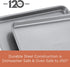 Farberware Bakeware Steel Nonstick Toaster Oven Pan Set, 4-Piece Baking Set, Gray