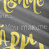 Emvency Set of 4 Throw Pillow Covers You are My Sunshine Yellow Gray with Words Decorative Pillow Cases Home Decor Square 16x16 Inches Pillowcases