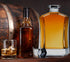 Whiskey Decanter With Glass Stopper - Capitol Liquor Decanter - Airtight Stopper for Wine, Bourbon, Brandy, Juice, Water - Decanter Sets For Men Christmas Gifts for Dad Boyfriend Husband Him - 24 oz