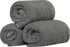 Utopia Towels Cotton Grey Washcloths Set - Pack of 24 - 100% Ring Spun Cotton, Premium Quality Flannel Face Cloths, Highly Absorbent and Soft Feel Fingertip Towels