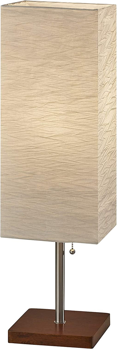 Adesso 8021-15 Dune Table Lamp, Walnut