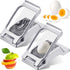 2 Pieces Egg Slicer Hard Boiled Egg Slicer Stainless Steel Wire Egg Slicer Heavy Duty Aluminium Egg Cutter for Egg Strawberry Soft Fruit