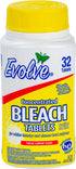 Evolve Concentrated Bleach Tablet 32 ct Fresh Lemon (1 pack)