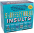 Shakespearean Insults - 6 Piece Shot Glass Set of Shakespeare Quotes - Comes in a Colorful Gift Box