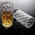 Yesland 6 Pack Vintage Drinking Glasses - 12 Oz Romantic Water Glassware Crystal Emboss Juice Glasses - Double Old Fashioned Glass and Tasting Tumblers for Juice, Cocktail, Whiskey, Beverages, Beer