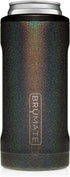 Br¼Mate Hopsulator Slim Double-walled Stainless Steel Insulated Can Cooler for 12 Oz Slim Cans (Glitter Charcoal)