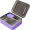 WeeSprout 18/8 Stainless Steel Bento Box (Compact Lunch Box) - 3 Compartment Metal Lunch Containers, Skid-proof Silicone Sleeve, for Kids & Adults, Bonus Dip Container, Fits in Lunch Bag & Backpack