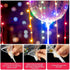 25 Pieces Bobo Balloon Sticks 16 Inch Clear Transparent Balloon Sticks with Cups Clear Balloon Holder for Bubble Transparent Balloons Birthday Party Christmas Wedding Anniversary Indoor and Outdoor