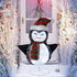 YOFIT 2.5 Ft Lighted Pop up Christmas Penguin Decorations, 45 LED Light up Collapsible Christmas Penguin for Home Indoor Outdoor Holiday Xmas Party Decor