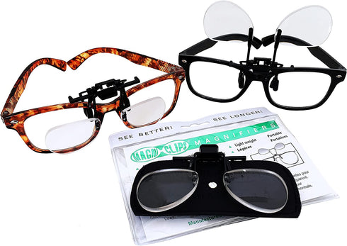 K1C2 MagniClips 2.0 Clip on Magnifiers Lighting & Magnifiers, None