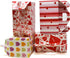 Valentine™s Day Treat Boxes 48 Pack Cardboard Hearts Goody Bag Cookie Holder Classroom Crafts Supplies Party Favors 4 Designs by Gift Boutique Measures: 6.2 x 3.5 x 3.5 Inches