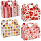 Valentine™s Day Treat Boxes 48 Pack Cardboard Hearts Goody Bag Cookie Holder Classroom Crafts Supplies Party Favors 4 Designs by Gift Boutique Measures: 6.2 x 3.5 x 3.5 Inches