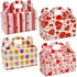 Valentine™s Day Treat Boxes 48 Pack Cardboard Hearts Goody Bag Cookie Holder Classroom Crafts Supplies Party Favors 4 Designs by Gift Boutique Measures: 6.2 x 3.5 x 3.5 Inches