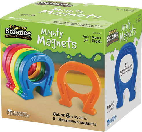 Learning Resources Mighty Magnets, Set of 6