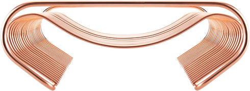 MyGift Rose Gold-Tone Metal Kitchen Dish Plate Storage Organizer and Drying Rack, Holds up to 21 Dinner, Salad, and Dessert Round Plates