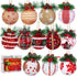 Aneco 12 Pack Christmas Ball Ornaments Xmas Balls Baubles Set Assorted Styles Foam Christmas Tree Baubles with Pine Cones and Berries for Holiday Wedding Party Decoration
