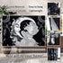 Maccyafst Moon Mermaid Tapestry Psychedelic Black and White Tapestry Bohemian Dreamcatcher Wall Tapestry Starry Night Galaxy Stars Tapestry for Bedroom Dorm Decor