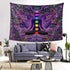 Seven Chakra Tapestry - Bohemian Mandala Spiritual Tapestries Yoga Meditation Wall Hanging Boho Studio Room Art Home Decoration Gift Bedroom Decor Living Room Divider Door Curtain Balcony Sheer 78.7" × 59.1"