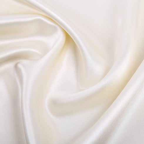 Silk Pillowcase for Hair and Skin, 22 Momme 6A Long Fiber 100% Mulberry Silk Bed Pillow Case with Invisible Zipper, Ivory White, Queen