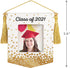 Hallmark Keepsake Christmas Ornament 2021 Year-Dated, Congrats, Grad! Class of 2021 Photo Frame, Porcelain