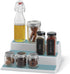 Copco Basics 3-Tier Spice Pantry Kitchen Cabinet Organizer, 10-Inch, Cameo Blue
