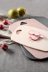 Plastic Cutting Boards for Kitchen Set of 3 with Non-Slip ?Excluding BPA ?Easy To Clean , Dishwasher Safe Chopping Board , Multiple Sizes(Pink)