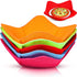 5 Pieces Bowl Cozy Holder Heat Tolerant Plate Huggers Multi Color Polyester Hot Bowl Holder Potholder Protector for Heat Soup, Rice Bowl