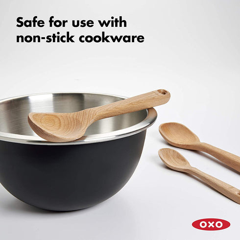 OXO Good Grips 3-Piece Wooden Spoon Set