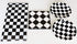 Black and White Checkered Racecar Themed Birthday Party Cake Plates Napkins and Tablecloth Children's Birthday Party Decorations for Boys Girls (Serves 20)