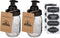 Jarmazing Products Mason Jar Foaming Soap Dispenser - Black - with 16 Ounce Ball Mason Jar - Two Pack!