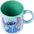 Silver Buffalo Disney Lilo and Stitch Floral Ducks Ceramic Coffee Mug, 20 Ounces