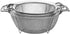 Dicunoy Set of 3 Strainers and Colanders, Stainless Steel Mesh Strainer Basket with Handle, Stackable Mesh Footed Colander for Rinse Food, Fruit, Vegetable, Strain, Drain (2.5/3/5 Quart)