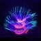 Bluecoco Soft Silica Gel Moves Naturally with Water Flow, Aquarium Decorations Glow in The Dark, Glowing Coral Ornaments for Fish Tank Decorations (Green, Anemone)
