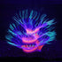 Bluecoco Soft Silica Gel Moves Naturally with Water Flow, Aquarium Decorations Glow in The Dark, Glowing Coral Ornaments for Fish Tank Decorations (Green, Anemone)