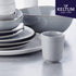 Keltum Pearl Grey Glazed Stoneware 8.5 oz. Mugs, Set of 2