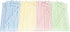 Flexible Plastic Straws Colored BPA-Free Disposable Bendy Straw 8" Long (400 Pack, Colorful)