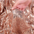Poise3EHome Sequin Backdrop Curtain 2 Panels 3Ftx7Ft for Wedding Party Decor, Rose Gold
