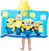 Franco - HH4848 Kids Bath and Beach Soft Cotton Terry Hooded Towel Wrap, 24" x 50", Despicable Me Minions