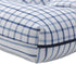 Pillow Perfect Outdoor/Indoor Austin Nash Lapis Chair Pads, 15.5" x 16", Blue 2 Count