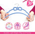 Kids Velvet Hangers (13" - 30 Pack) - Baby Clothes Hangers with Blue Bow Design for Ages 4-12 -Toddler Hangers - Non-Slip Baby Hanger & Small Hangers - Baby Hangers Velvet & Baby Felt Hangers