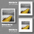 12x12 Picture Frames White Solid Wood Display Pictures 10x10 or 8x8 with Mat or 12x12 without Mat - 12x12 Inch Square Photo Frames with 2 Mats for Wall or Tabletop Mount, 1 Pack