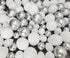Beaumode DIY All White and Silver Balloon Garland Kit for Balloon arch Winter Wonderland Snowflake Christmas NYE Party Wedding 1ST Birthday Snowman Party backdrop Decoration (Silver and White)