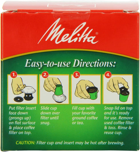 Melitta 63229 Single Serve Coffee Filters For JavaJigTM 60 Count (Pack of 4)