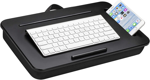LapGear Sidekick Lap Desk - Black - Fits Up to 15.6 Inch Laptops - Style No. 44218