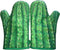 ChienAndalucia Cactus Green Oven Gloves (Pair of Mitts)