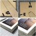 Edenseelake 8x10 Picture Frame Set of 4, Rustic Photo Frame for Tabletop or Wall Decoration, Grey