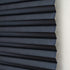 Achim Home Furnishings 123CO36B24 Cordless 1-2-3, 36" x 75", Black Vinyl Room Darkening Pleated Window Shade