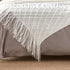 TOUCHAT Knitted Throw Blankets for Couch, Sofa and Bed, Lightweight Soft Knit Blanket with Tassel, Decorative Cozy Farmhouse Throw Blankets for Women and Man (50"x60", Cream White-D)