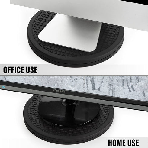 Aleratec Dual Sided TV Swivel Stand, 360 Lazy Susan Featuring Heavy Duty 200 lb Capacity, 12"